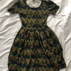 LuLaRoe Amelia Dress XXS Geometric